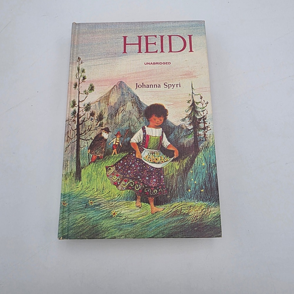 Heidi Johanna Spyri Whitman Classics Hardcover 1965 Unabridged Illustrated